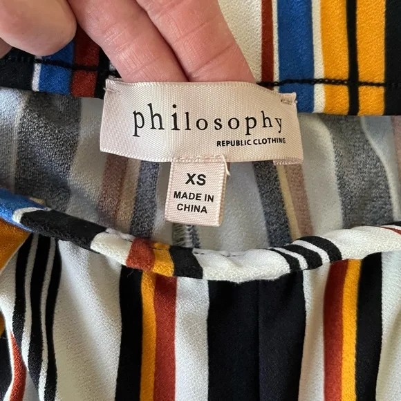 Philosophy Wide Leg Flare Pants - Picture 7 of 12